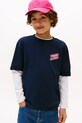 Tommy Hilfiger gyerek pamut póló pamut sötétkék KB0KB09849.116.122.9BYA