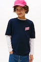 Tommy Hilfiger tricou de bumbac pentru copii print bleumarin KB0KB09849.116.122.9BYA