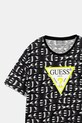 Chłopiec Guess t-shirt bawełniany dziecięcy L5YI05.K8HM4.9BYA czarny