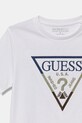 Chłopiec Guess t-shirt bawełniany dziecięcy L5YI07.K8HM4.9BYA biały