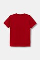 Guess t-shirt bawełniany dziecięcy L5YI07.K8HM4.9BYA czerwony AW25