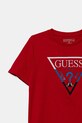 Chłopiec Guess t-shirt bawełniany dziecięcy L5YI07.K8HM4.9BYA czerwony