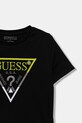 Chłopiec Guess t-shirt bawełniany dziecięcy L5YI07.K8HM4.9BYA czarny