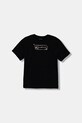 Guess t-shirt bawełniany dziecięcy nadruk czarny L5YI08.K8HM4.9BYA
