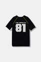 Guess t-shirt dziecięcy L5YI09.KCXI0.9BYA czarny AW25
