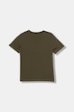 Guess t-shirt bawełniany dziecięcy L5YI17.K8HM4.9BYA zielony AW25