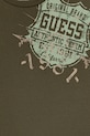 Chłopiec Guess t-shirt bawełniany dziecięcy L5YI17.K8HM4.9BYA zielony