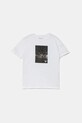 Guess tricou de bumbac pentru copii print alb L5YI25.K8HM4.9BYA