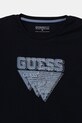 Chłopiec Guess t-shirt bawełniany dziecięcy L5YI29.K8HM4.9BYA granatowy