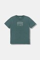 Guess t-shirt bawełniany dziecięcy aplikacja zielony L5YI31.I3Z14.9BYA