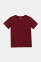 Guess t-shirt bawełniany dziecięcy aplikacja bordowy L5YI39.K8HM4.9BYA