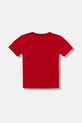 Guess t-shirt bawełniany dziecięcy N5YI00.K8HM4.9BYA czerwony AW25