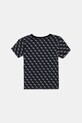 Guess t-shirt bawełniany dziecięcy N5YI04.K8HM4.9BYA granatowy AW25