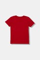 Guess t-shirt bawełniany dziecięcy N5YI11.K8HM4.9BYA czerwony AW25