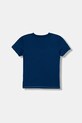 Guess t-shirt bawełniany dziecięcy N5YI11.K8HM4.9BYA niebieski AW25
