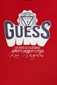 Chłopiec Guess longsleeve bawełniany dziecięcy N5YI13.K8HM0.9BYA czerwony