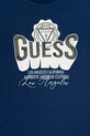 Chłopiec Guess longsleeve bawełniany dziecięcy N5YI13.K8HM0.9BYA niebieski