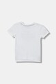 Guess t-shirt bawełniany dziecięcy N5YI20.K8HM4.9BYA biały AW25