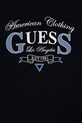 Chłopiec Guess t-shirt bawełniany dziecięcy N5YI20.K8HM4.9BYA granatowy