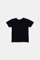 Guess t-shirt bawełniany dziecięcy N5YI22.K8HM4.9BYA granatowy AW25