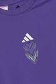 Băieți adidas Performance tricou de bumbac pentru copii JM8941 violet