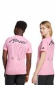 Хлопковая футболка adidas Performance MESSI JM8952 розовый