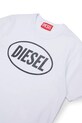 Αγορίστικα Παιδικό βαμβακερό μπλουζάκι Diesel TUNDRA T-SHIRT J02464 λευκό