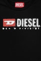 Хлопчик Дитяча бавовняна футболка Diesel TADJUSTK14 T-SHIRT J02475 чорний