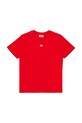 Παιδικό βαμβακερό μπλουζάκι Diesel TXDIEGO T-SHIRT απλικέ κόκκινο J02501