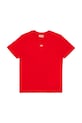 Diesel t-shirt bawełniany dziecięcy TXDIEGO T-SHIRT aplikacja czerwony J02501