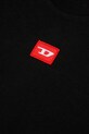 Diesel t-shirt bawełniany dziecięcy TXDIEGO T-SHIRT czarny J02501