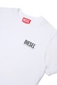 Chłopiec Diesel t-shirt bawełniany dziecięcy UTILLO UW T-SHIRT J02504 biały