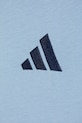 Παιδικό βαμβακερό μπλουζάκι adidas μπλε KC5384