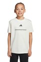 adidas t-shirt bawełniany dziecięcy nadruk biały KC5385