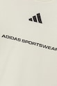 adidas t-shirt bawełniany dziecięcy biały KC5385