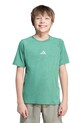 Детская футболка adidas с эластаном зелёный JM4323