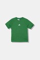 adidas t-shirt dziecięcy z elastanem zielony JM4323