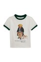 Παιδικό βαμβακερό μπλουζάκι Polo Ralph Lauren 322979494001 μπεζ AW25