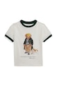 Дитяча бавовняна футболка Polo Ralph Lauren 322979494001 бежевий AW25
