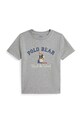 Βαμβακερό μπλουζάκι Polo Ralph Lauren 322981178001 γκρί AW25