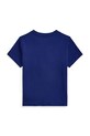 Παιδικό βαμβακερό μπλουζάκι Polo Ralph Lauren 322981260001 μωβ AW25