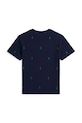 Polo Ralph Lauren t-shirt bawełniany dziecięcy 323844626012 granatowy AW25