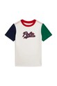 Polo Ralph Lauren t-shirt bawełniany dziecięcy nadruk biały 322P02588002