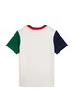 Polo Ralph Lauren t-shirt bawełniany dziecięcy 322P02588002 biały AW25
