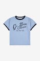 Detské bavlnené tričko Bobo Choses Go Bobo 225AC001 modrá AW25