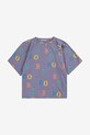 Bobo Choses tricou de bumbac pentru copii 225AC134 gri AW25