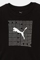 Chłopiec Puma t-shirt bawełniany dziecięcy GRAPHIC Box Tee B 689937 czarny