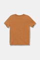 Puma t-shirt bawełniany dziecięcy MID90s Graphic Tee I B 688464. brązowy AW25