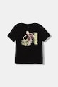 Puma t-shirt bawełniany dziecięcy MID90s Graphic Tee I B nadruk czarny 688464.
