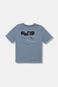 Детска памучна тениска Puma ESS LOGO LAB Relaxed Execution Tee B 688984. син AW25